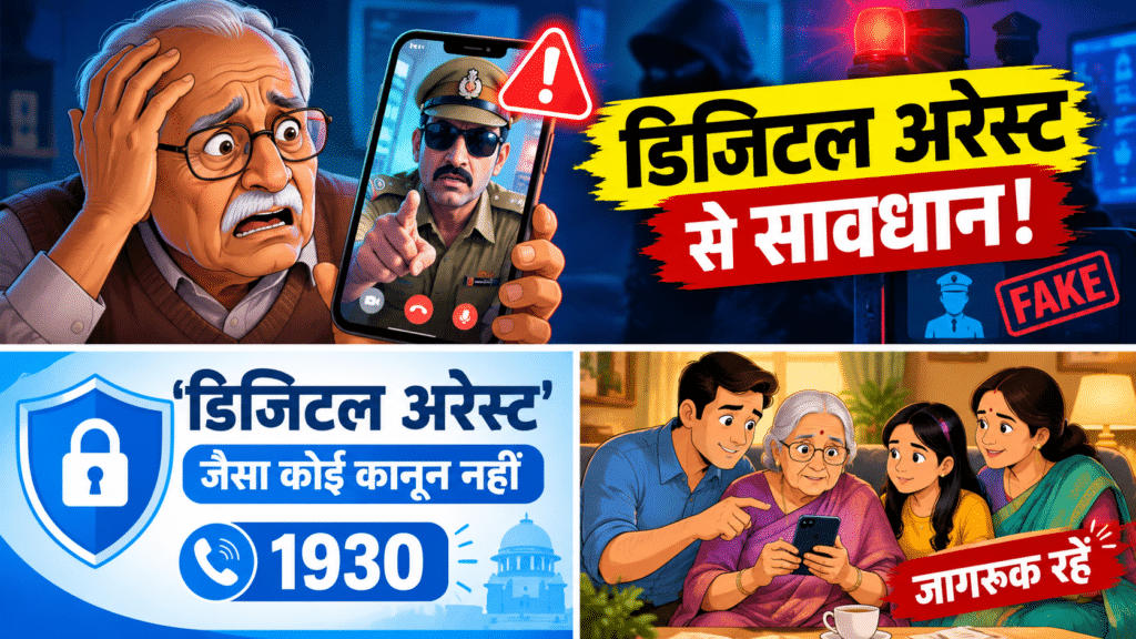 डिजिटल अरेस्ट से सावधान