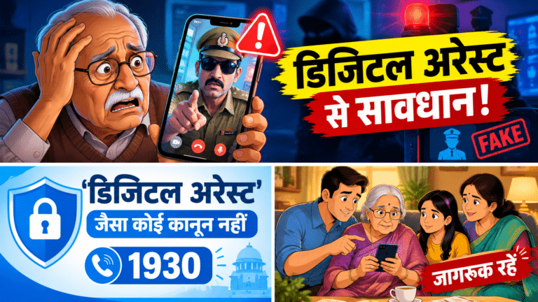 डिजिटल अरेस्ट से सावधान