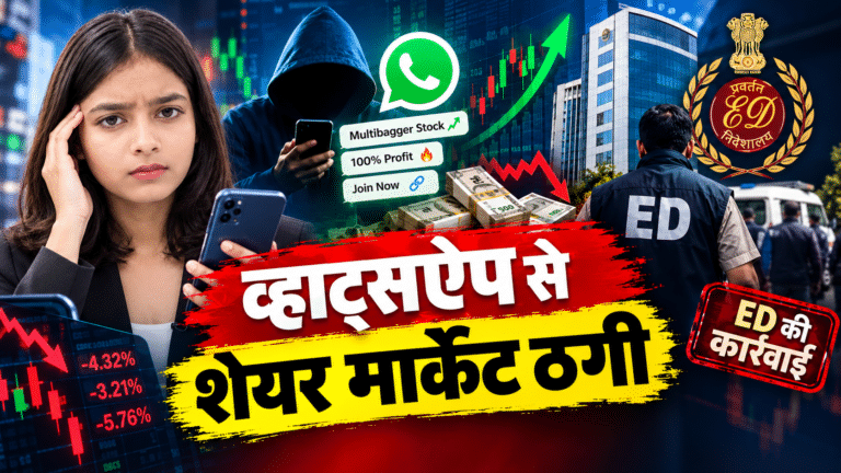 व्हाट्सऐप शेयर ठगी पर ED कार्रवाई