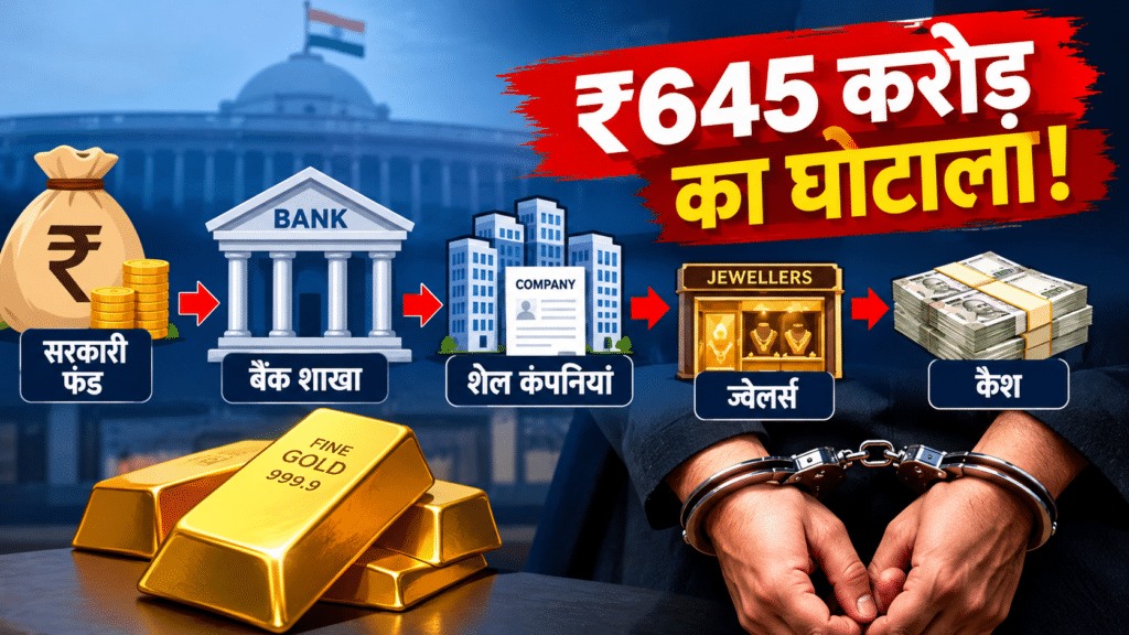 ₹645 करोड़ का घोटाला_ फंड से कैश तक